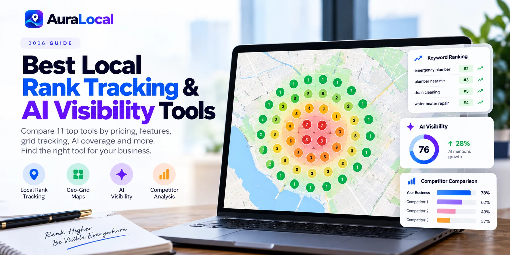 Best Local Rank Tracking & AI Visibility Tools (2026)